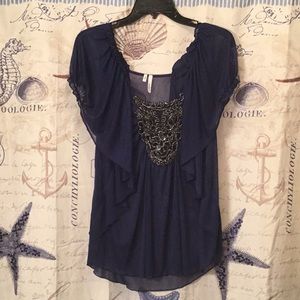 Very pretty sheer studio Y top